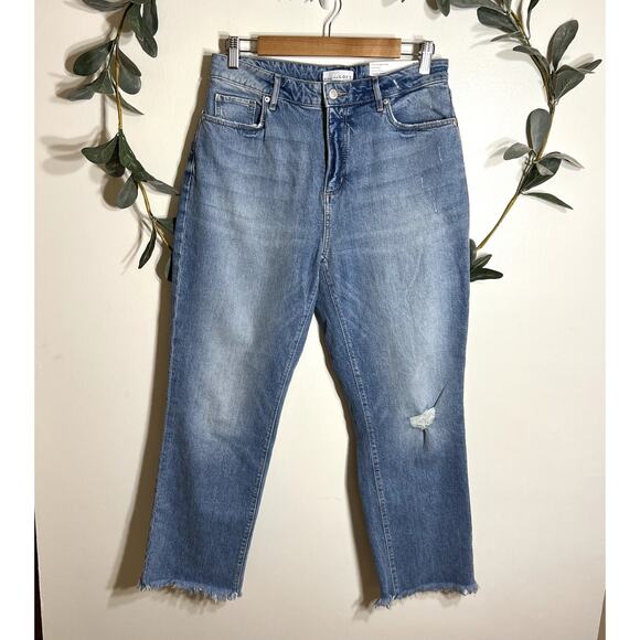 NWT Loft The Curvy Straight Crop Jeans - Picture 1 of 8